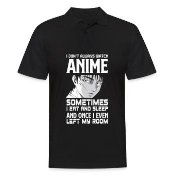 Lustiges Anime Geschenk - Männer Poloshirt - Schwarz - Vorne - Kai (181cm)