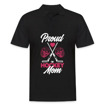 Lustiges Eishockey Hockey Geschenk Geschenkidee - Männer Poloshirt - Schwarz - Vorne - Kai (181cm)