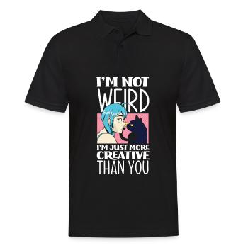 Lustiges Anime Geschenk - Männer Poloshirt - Schwarz - Vorne - Kai (181cm)