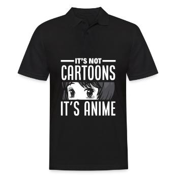 Lustiges Anime Geschenk - Männer Poloshirt - Schwarz - Vorne - Kai (181cm)