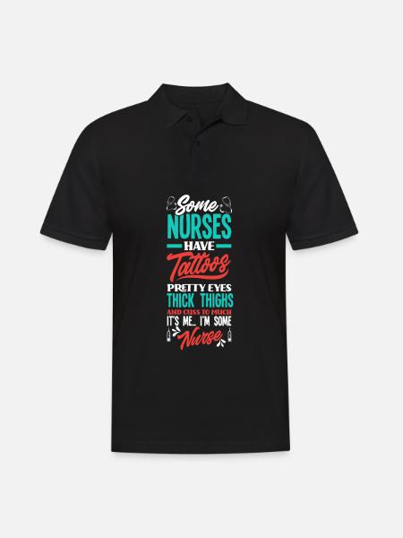 Nurse Nurse - Men's Polo Shirt - black