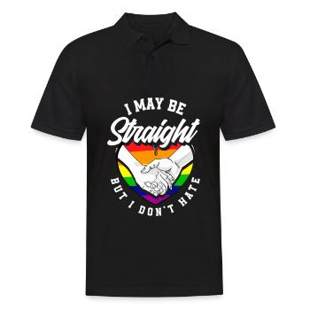 LGBT Pride LGBTQ Pride - Männer Poloshirt - Schwarz - Vorne - Kai (181cm)