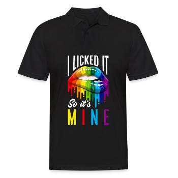LGBT Pride LGBTQ Pride - Männer Poloshirt - Schwarz - Vorne - Kai (181cm)