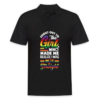 LGBT Pride LGBTQ Pride - Männer Poloshirt - Schwarz - Vorne - Kai (181cm)