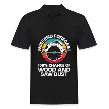 Funny Woodworker Carpenter Carpenter Carpenter - Men's Polo Shirt - black - Front - Kai (181cm)