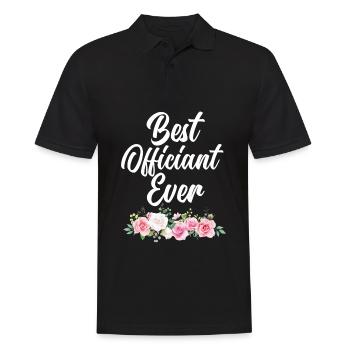 Standesbeamter Standesbeamtin Hochzeit - Männer Poloshirt - Schwarz - Vorne - Kai (181cm)