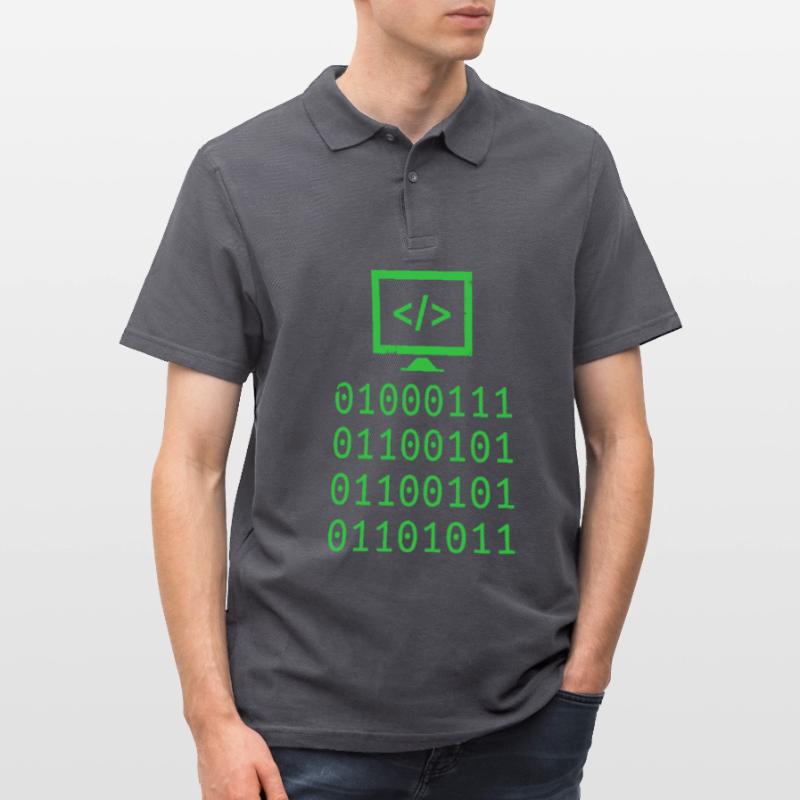 Cadeau de programmation de codage de code binaire Polo Homme
