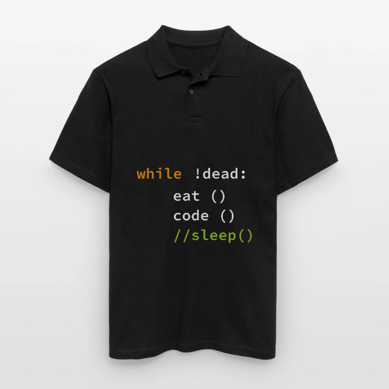 Funny Coding Programmer Gift Men's Polo Shirt