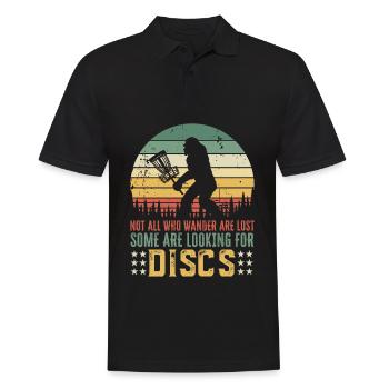 Drôle de Disc Golf Bigfoot Cadeau - Polo Homme - noir - Devant - Kai (181cm)