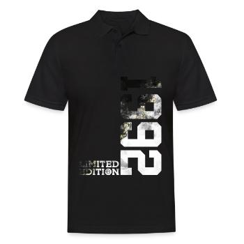 34TH BIRTHDAY LIMITED EDITION 1992 - Men's Polo Shirt - black - Front - Kai (181cm)