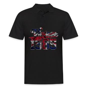 41E ANNIVERSAIRE VINTAGE 1985 - Polo Homme - noir - Devant - Kai (181cm)
