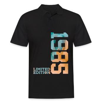 41ST BIRTHDAY LIMITED EDITION 1985 - Men's Polo Shirt - black - Front - Kai (181cm)