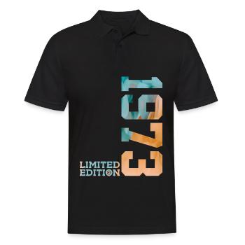 53RD BIRTHDAY LIMITED EDITION 1973 - Men's Polo Shirt - black - Front - Kai (181cm)