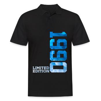 36TH BIRTHDAY LIMITED EDITION 1990 - Men's Polo Shirt - black - Front - Kai (181cm)
