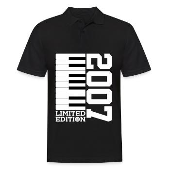 KLAVIER 19. GEBURTSTAG PIANO LIMITED EDITION 2007 - Männer Poloshirt - Schwarz - Vorne - Kai (181cm)