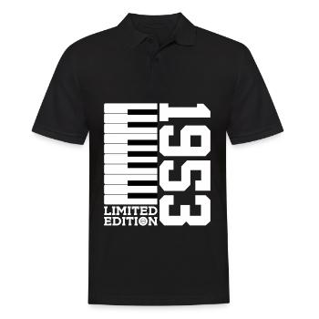 KLAVIER 73. GEBURTSTAG PIANO LIMITED EDITION 1953 - Männer Poloshirt - Schwarz - Vorne - Kai (181cm)