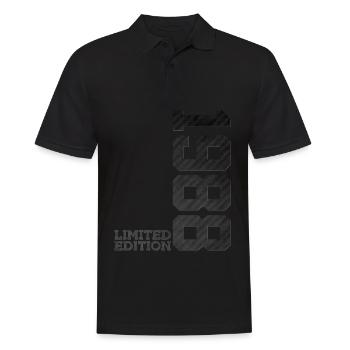 38TH BIRTHDAY LIMITED EDITION 1988 - Men's Polo Shirt - black - Front - Kai (181cm)