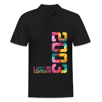 23RD BIRTHDAY LIMITED EDITION 2003 - Men's Polo Shirt - black - Front - Kai (181cm)