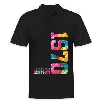 56TH BIRTHDAY LIMITED EDITION 1970 - Men's Polo Shirt - black - Front - Kai (181cm)