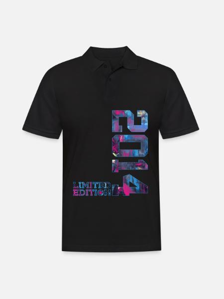 12. GEBURTSTAG 12 JAHRE LIMITED EDITION 2014 - Männer Poloshirt - Schwarz