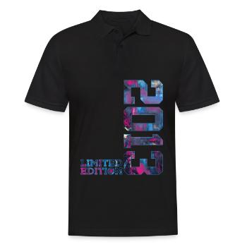 13. GEBURTSTAG 13 JAHRE LIMITED EDITION 2013 - Männer Poloshirt - Schwarz - Vorne - Kai (181cm)