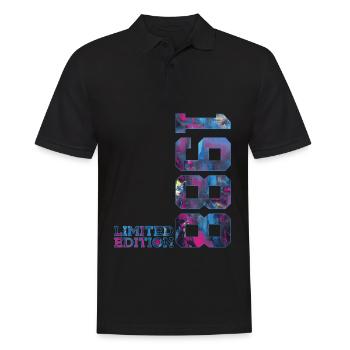 38TH BIRTHDAY 38 YEARS LIMITED EDITION 1988 - Men's Polo Shirt - black - Front - Kai (181cm)
