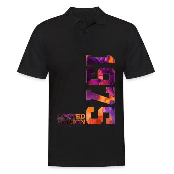 51ST BIRTHDAY 51 YEARS LIMITED EDITION 1975 - Men's Polo Shirt - black - Front - Kai (181cm)