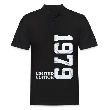 47TH BIRTHDAY LIMITED EDITION 1979 - Men's Polo Shirt - black - Front - Kai (181cm)
