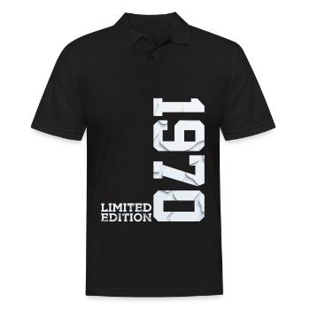 56TH BIRTHDAY LIMITED EDITION 1970 - Men's Polo Shirt - black - Front - Kai (181cm)