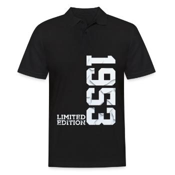73RD BIRTHDAY LIMITED EDITION 1953 - Men's Polo Shirt - black - Front - Kai (181cm)