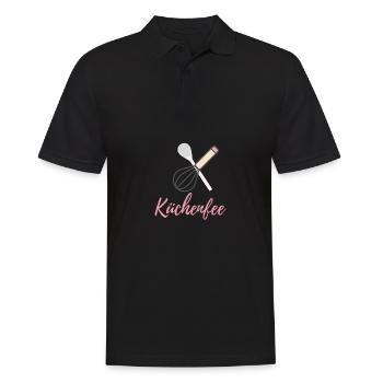 Küchenfee Geschenk für begeisterte Köchin - Männer Poloshirt - Schwarz - Vorne - Kai (181cm)