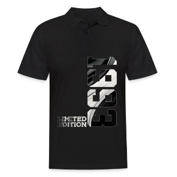 LIMITED EDITION 1993 33RD BIRTHDAY - Men's Polo Shirt - black - Front - Kai (181cm)