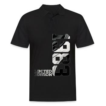 LIMITED EDITION 1983 43RD BIRTHDAY - Men's Polo Shirt - black - Front - Kai (181cm)