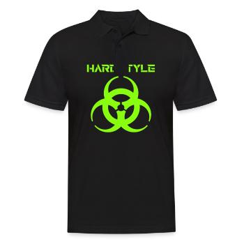 Back Print Rave Cross Rave Quote Raver - Men's Polo Shirt - black - Front - Kai (181cm)