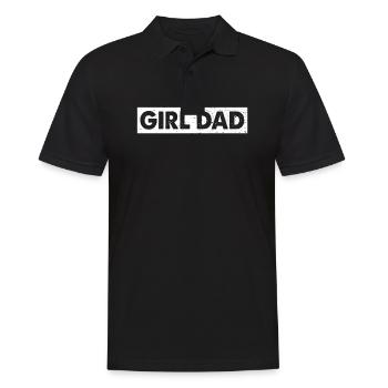 Girl Dad Shirt Fathers Day Idée cadeau - Polo Homme - noir - Devant - Kai (181cm)