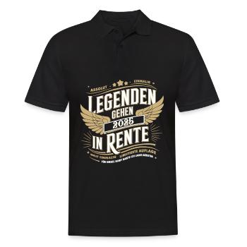 Legends to retire in 2025 - Men's Polo Shirt - black - Front - Kai (181cm)