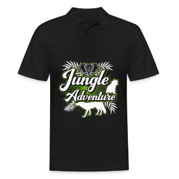 Safari Big Five - Polo Homme - noir - Devant - Kai (181cm)