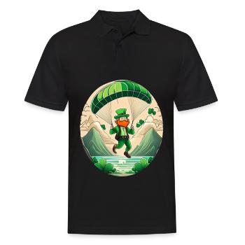 Parapente Trèfle de la Saint-Patrick - Polo Homme - noir - Devant - Kai (181cm)