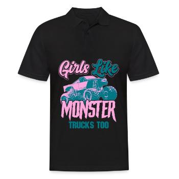 Camion monstre - Polo Homme - noir - Devant - Kai (181cm)