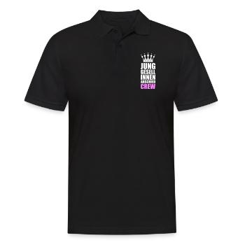 Hen Party Crew - Men's Polo Shirt - black - Front - Kai (181cm)