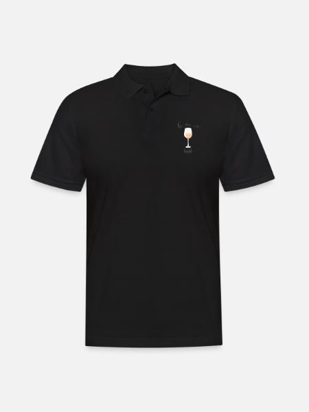 La vie en rosé - Polo Homme - noir