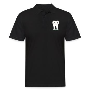 La dent magique - Polo Homme - noir - Devant - Kai (181cm)