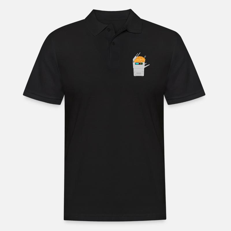 Copycat Dark - Kopierer-Katze - Männer Poloshirt - Schwarz