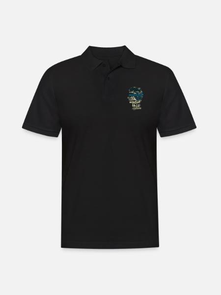 Mindset is Everything - Männer Poloshirt - Schwarz