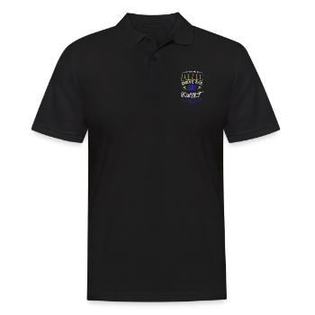 golf club quote golfduvet golfgirl golfcoach - Männer Poloshirt - Schwarz - Vorne - Kai (181cm)