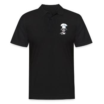 Caniche Cuisiniers Caniche Chiot Chien Chiot Propriétaire de chien - Polo Homme - noir - Devant - Kai (181cm)