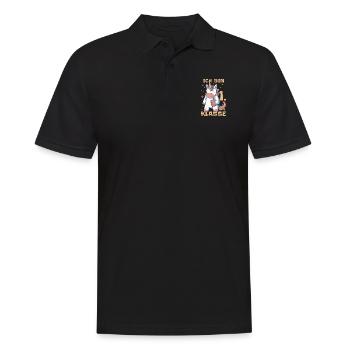 Kitaabgänger Schulkind Einschulung Grundschule - Männer Poloshirt - Schwarz - Vorne - Kai (181cm)