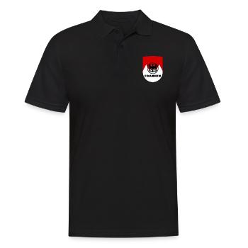 Die fränkische Heimat - Männer Poloshirt - Schwarz - Vorne - Kai (181cm)