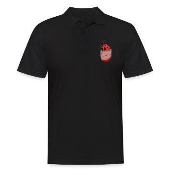 Ladybug Breast Pocket Animal Lovers Coccinelles - Polo Homme - noir - Devant - Kai (181cm)