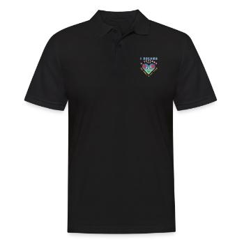 Lustiger Lehrer Spruch Schule - Männer Poloshirt - Schwarz - Vorne - Kai (181cm)